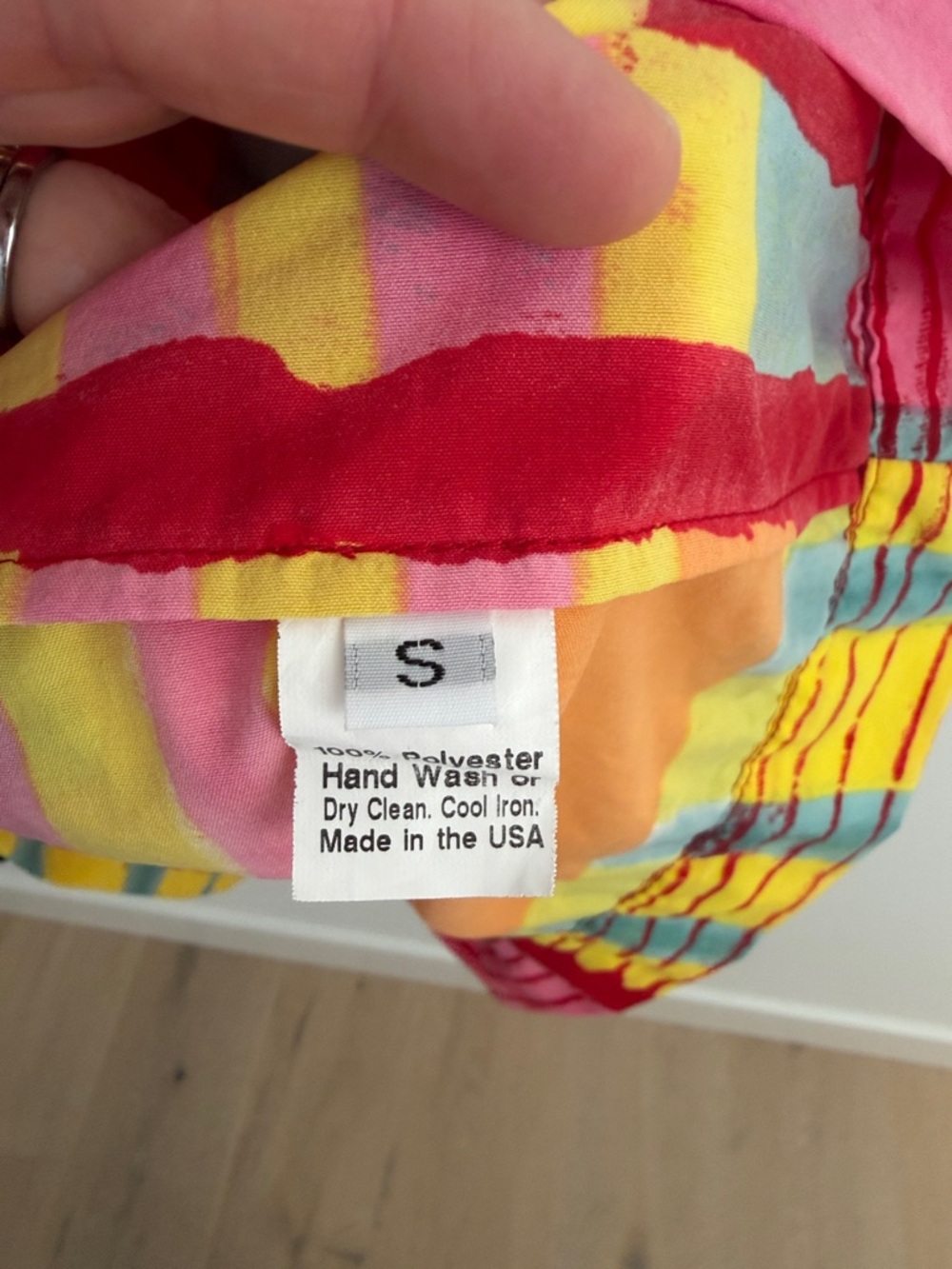 Multicolor Striped Midi Dress - Bright Pink & Yellow - Picture 6 of 6